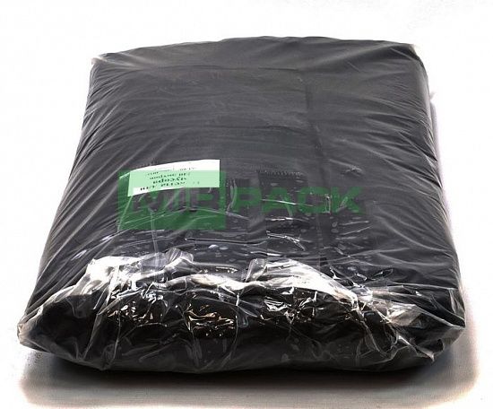 Мешки для мусора 180 литров, 60 мкм, черные, в пачках 100 шт - Вид 2